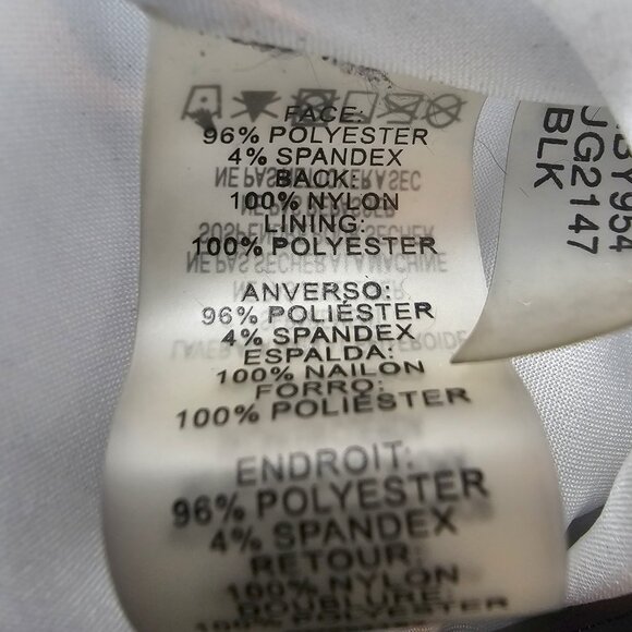 Calvin Klein Laser Cut - Out Fit and Flare Dress Black and White Size 16 - Picture 8 of 9